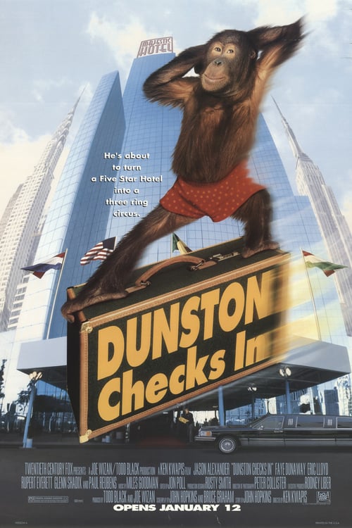 ดูหนังออนไลน์ฟรี Dunston Checks In (1996) พาลิงเข้าโรงแรม
