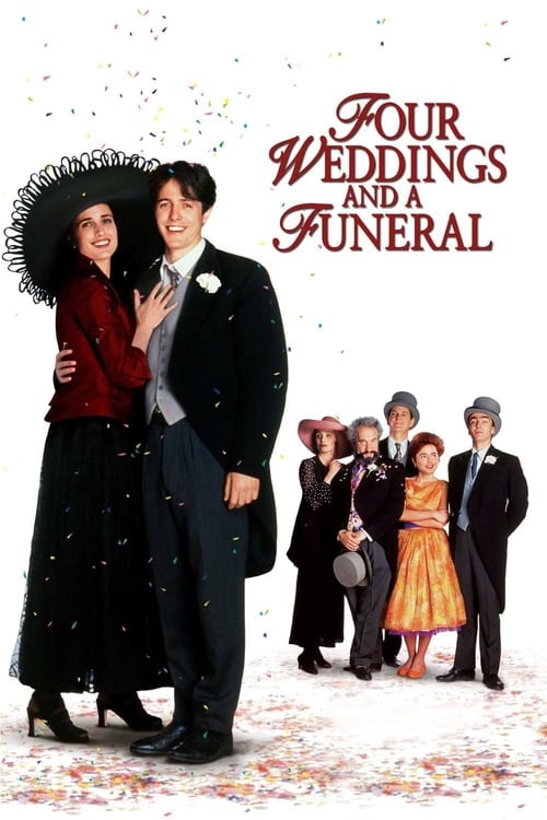 ดูหนังออนไลน์ฟรี Four Weddings and a Funeral (1994) ไปงานแต่งงาน 4 ครั้ง หัวใจนั่งเฉยไม่ได้แล้ว